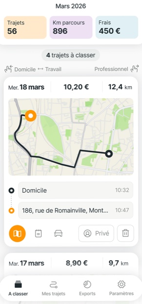 Application Movely sur téléphone